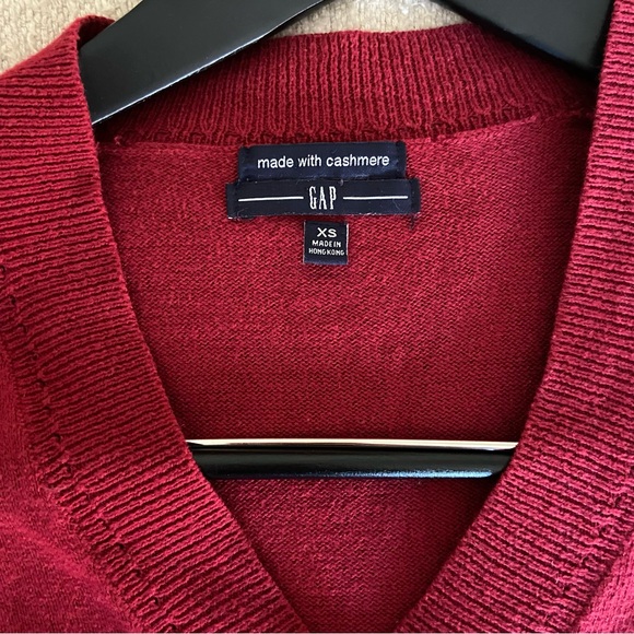 Red Cashmere Babydoll Sweater - Picture 9 of 9